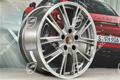 20" Felge Exclusive Design, 9,5J x 20 ET71, für Winterbetrieb, Platinsilber