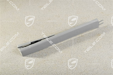 Front seat rail adjuster cover, Steel grey, L