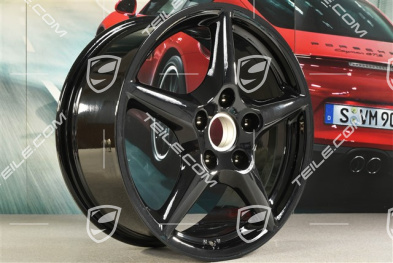 18-inch Carrera III wheel, 8J x 18 ET57, Lemmerz, black high gloss