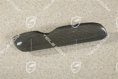 Dashboard trim, Black, Drivers side, carbon, L