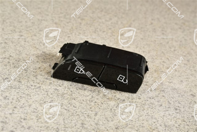 Central locking switch, Gloss black, R