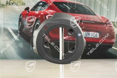 Cover, Rear, GT Steering wheel, 6-speed manual transmission, Black