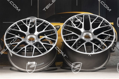 20-inch Turbo S wheel set, central lock, 9J x 20 ET51 + 11,5J x 20 ET56