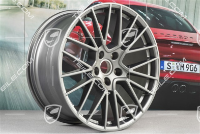 21" Felge Cayenne RS Spyder, 11J x 21 ET49, Platinum seidenmatt