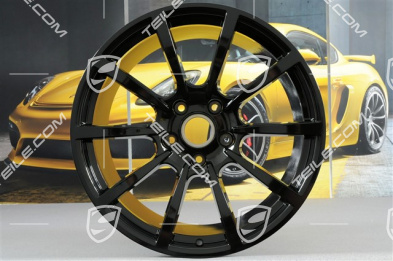 20-inch Carrera Classic (II) whee rim set, 8,5 J x 20 ET49 + 11,5 J x 20 ET56, in black