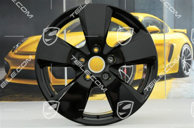 19-inch Cayenne wheel rim, 8,5J x 19 ET47, black high gloss