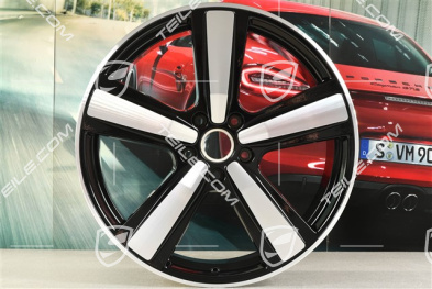 22-inch wheel rim, Exclusive Design Sport, 10J x 22 ET48, black high gloss