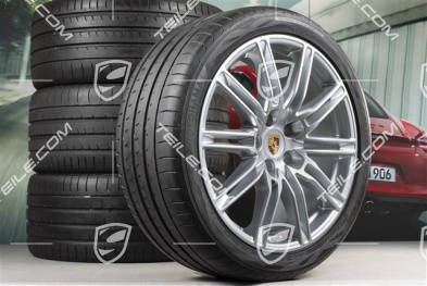 21" Koła letnie SportEdition, GT srebrny metalik, felgi 10J x 21 ET50 + NOWE opony letnie 295/35 R 21 107Y XL, bez czujników ciśnienia