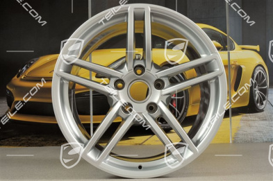 19" Felgensatz Carrera, 8,5J x 19 ET54 + 11J x 19 ET48, Brilliantsilber