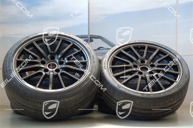 19-inch Sport Design summer wheel set, wheels 8J x 19 ET57 + 9,5J x 19 ET46 + tyres 235/35 ZR19 + 265/35 ZR19, black