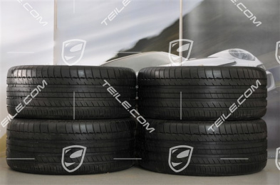 21-inch SportEdition summer wheel set, black, high gloss, 4 wheels 10J x 21 ET 50+4 tyres 295/35 R 21 107YXL, without TPMS