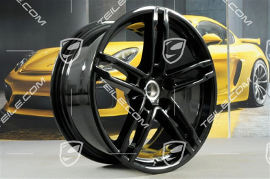 19"-inch alloy wheel Macan Turbo, 8J x 19 ET21 + 9J x 19 ET21, black high gloss