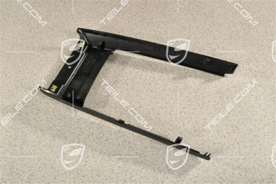 Cover / Console centre, Shifter Trim / panel, manual, Black