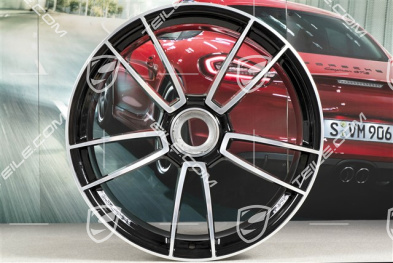 21-inch Turbo S wheel rim, 11,5J x 21 ET67, black high gloss