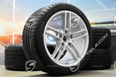 19-inch Carrera winter wheel set, 8,5J x 19 ET54 + 11J x 19 ET69 + NEW Pirelli winter tyres 235/40 R19 + 285/35 R19, with TPMS