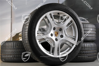 19" Koła letnie Panamera Design, felgi 9J x 19 ET60 + 10J x 19 ET61 + opony letnie Michelin 255/45 R19 + 285/40 R19