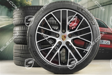 20-inch Turbo Aero summer wheel set, rims 9J x 20 ET54 + 11J x 20 ET60 + NEW Michelin summer tyres 245/45 R20 + 285/40 R20