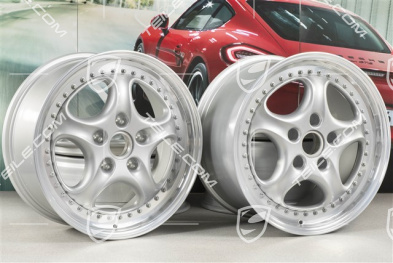 18" Carrera RS komplet felg, Speedline, 8J x 18 ET52 + 10J x 18 ET65