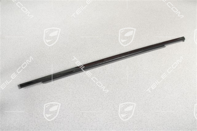 Zierleiste mit Dichtung, Aluminium Paket, Tür hinten, schwarz, R