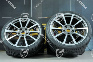 20-inch summer wheels set Carrera Classic II, rims 8,5J x 20 ET49 + 11,5J x 20 ET56 + Pirelli summer tyres 245/35 R20 + 305/30 R20