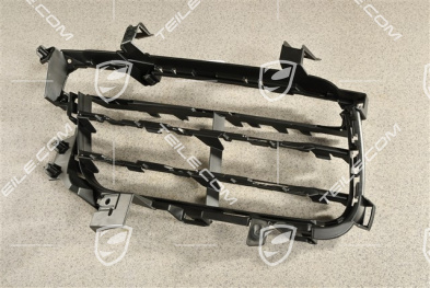 Front bumper, side ventilation grille, Black matte, L