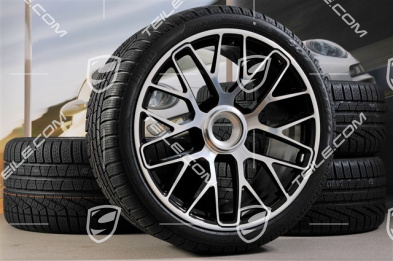 GT3 20" winter wheels  "Turbo S" central locking, 9J x 20 ET51 + 11J x 20 ET59 + Michelin winter tyres 245/35 R20+295/30 R20, TPMS.