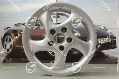 18" Komplet felg Turbo I, wydrążone ramiona, 8J x 18 ET52 + 10J x 18 ET65