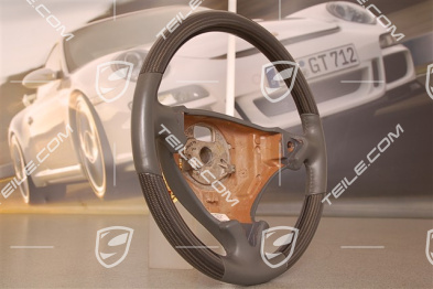 Lenkrad CARBON, für Fahrzeuge mit Multifunktion, steingrau