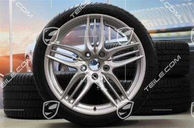 20" Koła letnie SportDesign, felgi 8,5J x 20 ET51 + 11J x 20 ET70 + NOWE opony letnie Pirelli P Zero 245/35 Z20 + 295/30 Z20, bez czujników RDK