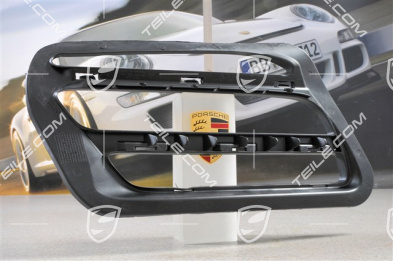 Frame air exhaust, black, L Frame air exhaust, black, L