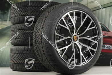 20-inch Turbo S Aero Design winter wheel set, rims 9J x 20 ET54 + 11J x 20 ET60, Goodyear winter tyres 245/45 R20 + 285/40 R20
