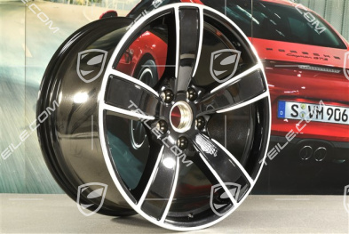 20-inch wheel rim Carrera Sport, 10,5J x 20 ET47, Jet Black Metallic