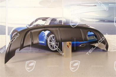 GTS 4,0L, Dokładka tylnego zderzaka / dyfuzor, Czarny mat