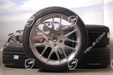 20" Komplet kół zimowych RS Spyder, felgi 9,5J x 20 ET65 + 10,5J x 20 ET65 + opony zimowe Continental 255/40 R20 + 285/35 R20, z czujnikami ciśnienia RDK