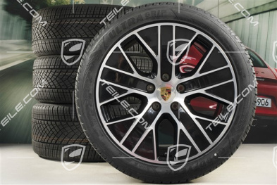 20" Turbo Aero Winterräder Satz, Felgen 9J x 20 ET54 + 11J x 20 ET60 + NEUE Goodyear Winterreifen 245/45 R20 + 285/40 R20
