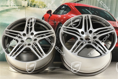 19" Felgensatz Turbo, 11J x 19 ET51 + 8J x 19 ET57