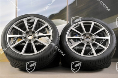 20" Komplet kół letnich Carrera Classic II, 8,5J x 20 ET51 + 11J x 20 ET70 + NOWE opony letnie Pirelli 245/35 ZR20 + 295/30 ZR20
