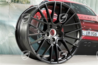 21" Felgensatz RS Spyder, 11J x 21 ET49 + 9,5J x 21 ET46, für den Cayenne Coupé, schwarz seidenmatt
