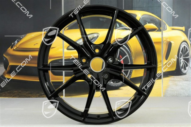 20" Komplet felg Carrera S IV, 8J x 20 ET57 + 10J x 20 ET45, czarny perłowy Jet Black metalik