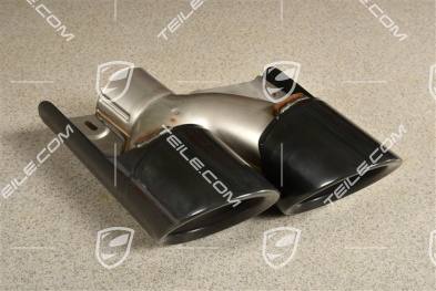 2,0L, Tail pipe, Black, L