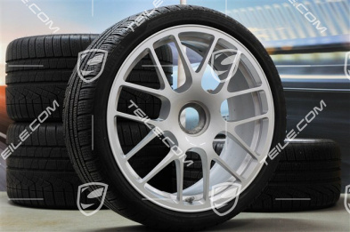 19" Komplet kół zimowych RS Spyder, felgi na centralną śrubę 8,5J x 19 ET56 + 11J x 19 ET51 + NOWE opony zimowe Pirelli 235/35 R19 + 295/30 R19, z czujnikami RDK