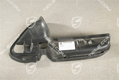 Prowadnica powietrza / 4,8L Biturbo, czarna satyna, L
