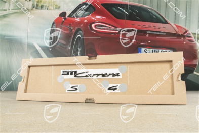 Schriftzug "911 Carrera 4S", Schwarz