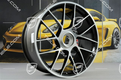 20" Felga Turbo Sport III, centralne mocowanie, 9J x 20 ET51, czarna