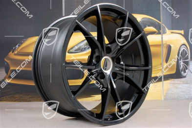 20" Komplet felg Carrera S IV, 8J x 20 ET57 + 10J x 20 ET45, czarny połysk