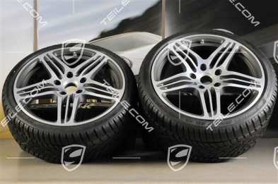 19" komplet kół zimowych Turbo (4 felgi + 4 opony), 8,5Jx19 ET56 + 11J x 19 ET51, 235/35R19 + 295/30R19, czujniki RDK