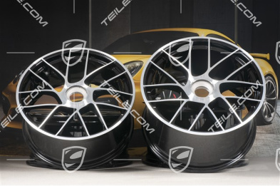 20-inch wheel rim set Turbo Sport III, central lock, 9J x 20 ET51 + 11,5J x 20 ET56, black