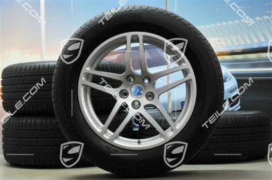 18-inch "Macan S" all-season wheel set, rims 8J x 18 ET21 + 9J x 18 ET21, tyres 235/60 ZR 18 + 255/55 ZR 18, with TPMS