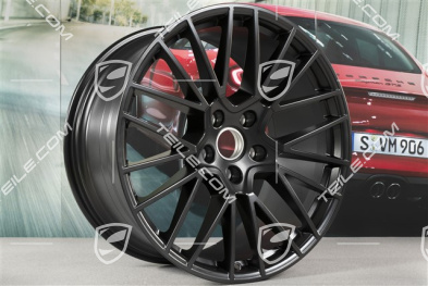 21" Felge Cayenne RS Spyder, 11J x 21 ET49, Schwarz-Seidenmatt