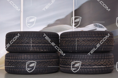 19" Cayenne Design II Winterräder Satz, 4x Felgen 8,5 J x 19 ET 59 + 4x Dunlop Winterreifen 265/50 R 19 110V XL M+S, ohne RDK-Sensoren